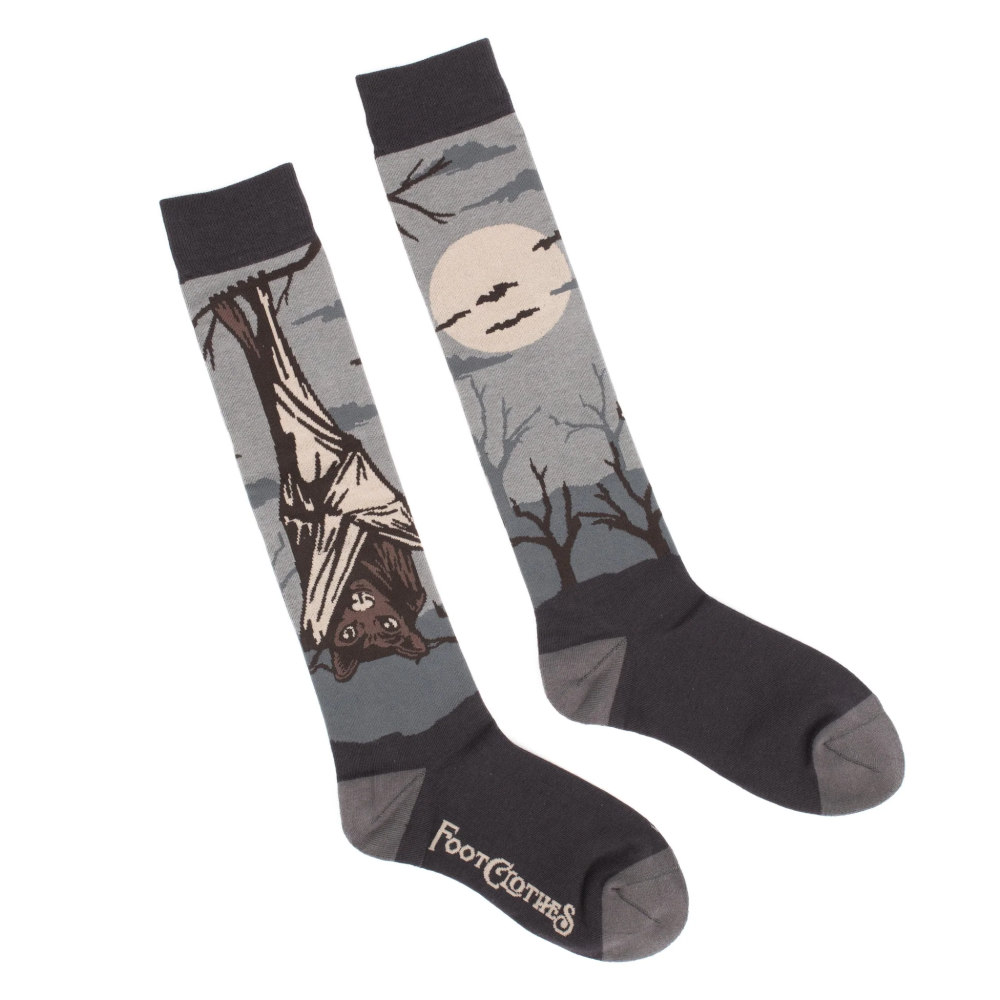Footclothes - Bat Kniehoge sokken - Bruin
